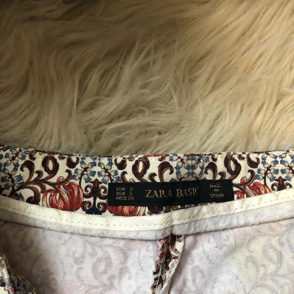 Zara Patterned High Rise Shorts - Picture 4 of 4